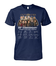 Load image into Gallery viewer, 50Th Anniversary Outlander Gift For Fans Black T-Shirt Guys Tee
