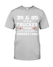 Load image into Gallery viewer, 3S And 8S Trucker Lovers Black T-Shirt Guys Tee