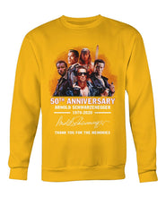 Load image into Gallery viewer, 50Th Anniversary Arnold Schwarzenegger Terminator Cool Design T-Shirt 1970-2020 Unisex Long Sleeve