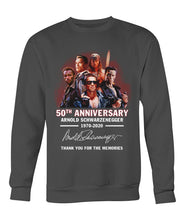 Load image into Gallery viewer, 50Th Anniversary Arnold Schwarzenegger Terminator Cool Design T-Shirt 1970-2020 Unisex Long Sleeve