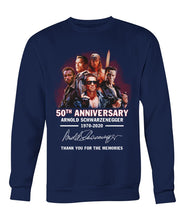 Load image into Gallery viewer, 50Th Anniversary Arnold Schwarzenegger Terminator Cool Design T-Shirt 1970-2020 Unisex Long Sleeve