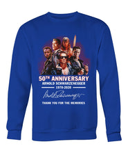 Load image into Gallery viewer, 50Th Anniversary Arnold Schwarzenegger Terminator Cool Design T-Shirt 1970-2020 Unisex Long Sleeve