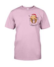 Load image into Gallery viewer, Pocket Slothmas Christmas Gift Funny T-Shirt Guys Tee