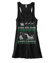 Load image into Gallery viewer, Ugly Christmas Welder Shirt Funny Xmas Ladies Flowy Tank