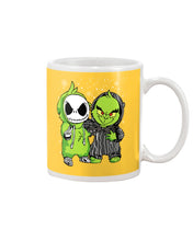 Load image into Gallery viewer, Cute Little Jack Skellington Grinch Best Friend Christmas Gift Shirt Mug