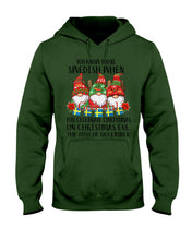 Load image into Gallery viewer, Swedish Christmas Gnome Cute Gift Tee Hoodie