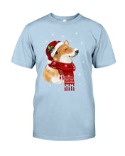 Load image into Gallery viewer, Corgi Christmas Gift Funny T-Shirt Guys Tee