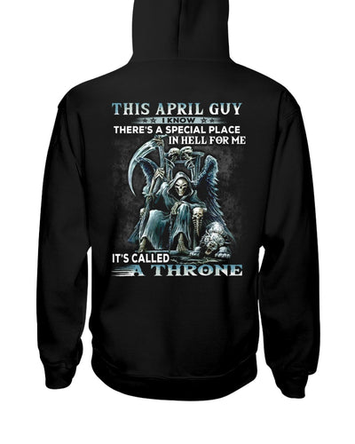 Throne April Guy Special Space Horoscope T-Shirt Hoodie