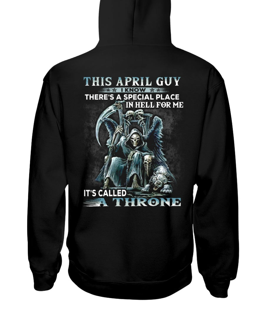 Throne April Guy Special Space Horoscope T-Shirt Hoodie