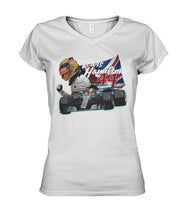 Load image into Gallery viewer, Lewis Hamilton 44 Formula 1 Champion 2019 Gift For Fans Ladies V-Neck