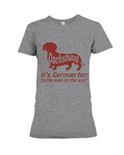 Load image into Gallery viewer, Dachshund German Shirt For Dachshunds Dog Lovers Ladies Tee
