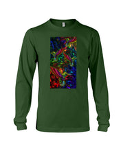 Load image into Gallery viewer, Hummingbird Cosmic Light Color Black T-Shirt Unisex Long Sleeve