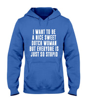 Load image into Gallery viewer, Dutch Woman Sweet Quote Name T-Shirt Hoodie