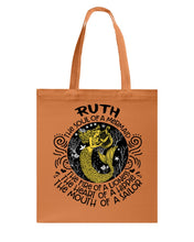 Load image into Gallery viewer, Ruth The Soul Of Mermaid Horoscope T-Shirt Basketweave Tote Bag