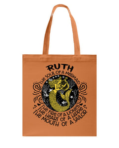 Ruth The Soul Of Mermaid Horoscope T-Shirt Basketweave Tote Bag