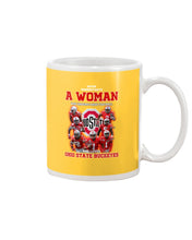 Load image into Gallery viewer, Woman Loves Ohio States Buckeyes American Football Ncaa 2019 T-Shirt Mug