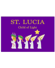 Load image into Gallery viewer, St Lucia Child Of Light God Jesus Christmas Gift Horizontal Poster