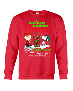 55Th Anniversary A Charlie Brown Christmas Black T-Shirt Sweatshirt