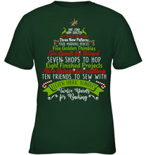 Load image into Gallery viewer, Christmas Tree Eleven Fabric Bundles T-Shirt Youth Tee