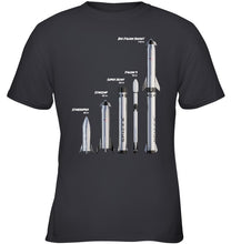 Load image into Gallery viewer, Into The Space Gift For Fans Black T-Shirt Youth Tee