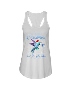 All I Want For Christmas Is A Cure Stop Diabetes Ladies Flowy Tank