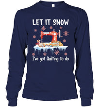 Load image into Gallery viewer, Christmas Gift For Quilting Lovers Unisex Long Sleeve