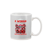 Load image into Gallery viewer, Woman Loves Ohio States Buckeyes American Football Ncaa 2019 T-Shirt Mug