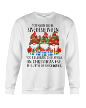 Load image into Gallery viewer, Swedish Christmas Gnome Cute Gift Tee Sweatshirt