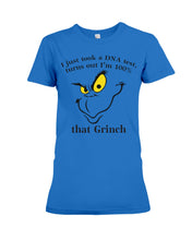 Load image into Gallery viewer, I Just Took A Dna Test, Turns Out I'm 100% That Grinch Ladies Tee