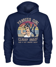 Load image into Gallery viewer, Yankees Girl Classy Sassy Funny Gift T-Shirt Hoodie