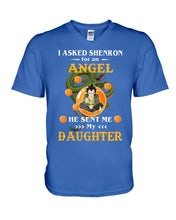Load image into Gallery viewer, Dragon Ball Angel Daughter Black T-Shirt Guys V-Neck