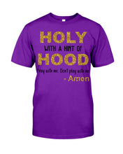Load image into Gallery viewer, Holly Bible Christian Quote Tee Guys Tee