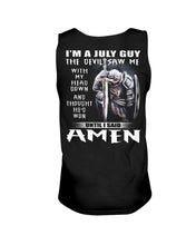 Load image into Gallery viewer, July Guy Amen Birthday Gift For Christian Unisex Tank Top