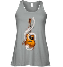 Load image into Gallery viewer, Guitar Note Ladies Flowy Tank