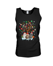 Load image into Gallery viewer, Christmas Tree Cat Lovers Cute Funny T-Shirt Unisex Tank Top