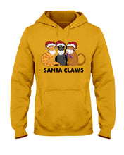 Load image into Gallery viewer, Santa Claws Funny Gift Christmas Gift For Cat Lovers Hoodie