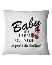 Load image into Gallery viewer, Redhead Morning Person December 25Th Christmas Gift Pillow Cover
