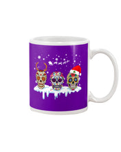 Load image into Gallery viewer, Merry Christmas Three Skulls Christmas T-Shirt Gift Mug