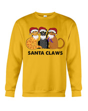 Load image into Gallery viewer, Santa Claws Funny Gift Christmas Gift For Cat Lovers Sweatshirt