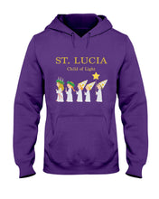 Load image into Gallery viewer, St Lucia Child Of Light God Jesus Christmas Gift Hoodie
