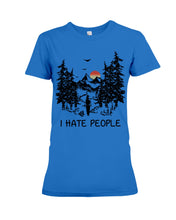 Load image into Gallery viewer, I Hate People Printing T-Shirt Ladies Tee