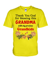 Load image into Gallery viewer, Blessing My Grandma Christmas Gift For Family Guys V-Neck