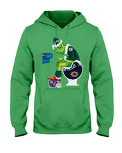 Load image into Gallery viewer, Grinch Green Bay Packers Funny Tee Hoodie