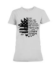 Load image into Gallery viewer, Christian T-Shirt Amen Ladies Tee