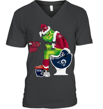 Load image into Gallery viewer, Funny Grinch San Francisco 49Ers Christmas Gift Tee Guys V-Neck