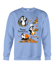 Load image into Gallery viewer, Penguin Happy Thanksgiving Gift For Kids Sweatshirt