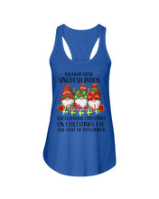 Load image into Gallery viewer, Swedish Christmas Gnome Cute Gift Tee Ladies Flowy Tank