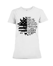 Load image into Gallery viewer, Christian T-Shirt Amen Ladies Tee