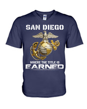 Load image into Gallery viewer, San Diego Gift For Your Friend T-Shirt Guys V-Neck