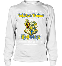 Load image into Gallery viewer, Pokemon Trainer Harry Potter Fans T-Shirt Unisex Long Sleeve